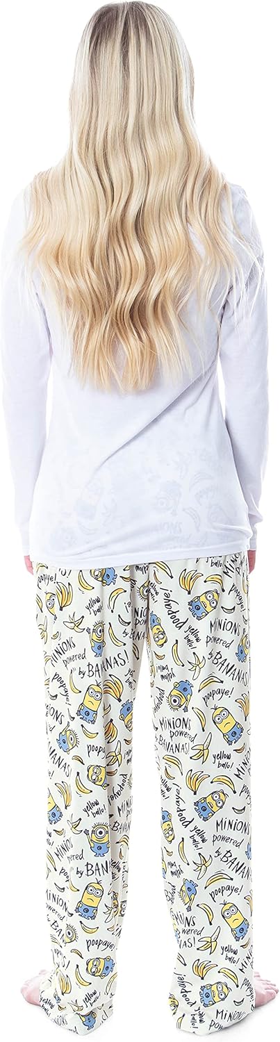 Despicable Me Minions Bananas Womens Pajama Pants Ultra Soft Comfy Loungewear Sleepwear PJ Pants with Pockets - Image 3