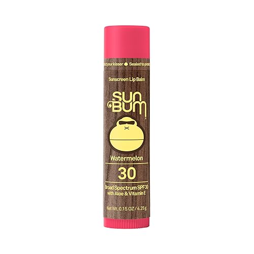 Miniatura 9 de Sun Bum Bálsamo labial de granada con protección solar SPF 30, aloe vera hidratante y vitamina E, vegano y libre de crueldad, protección labial