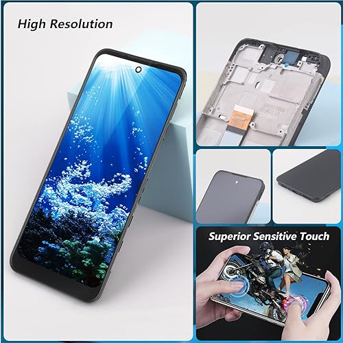 Miniatura 4 de YWLRONG Pantalla LCD para Motorola Moto G Power 2022 Reemplazo de pantalla LCD táctil digitalizador Asamblea para Moto G Power 2022 con kit (negro