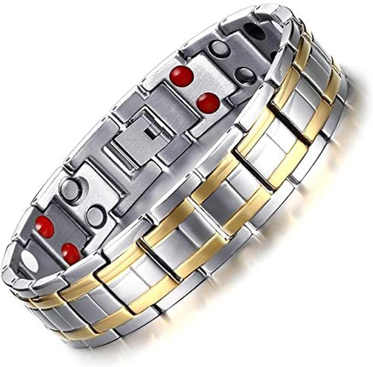 MEN BRACELETS HEALTH POWER ENERGY GERMANIUM MAGNETIC STONE