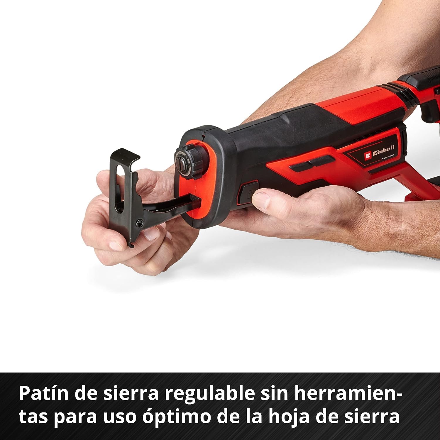 Einhell Sierra universal con batería TE-AP 18/26 Li-Solo Power X-Change (18V, 26 mm altura de carrera, 18 cm profundidad de corte en madera, incl. hoja de sierra, alcance sin batería ni cargador)