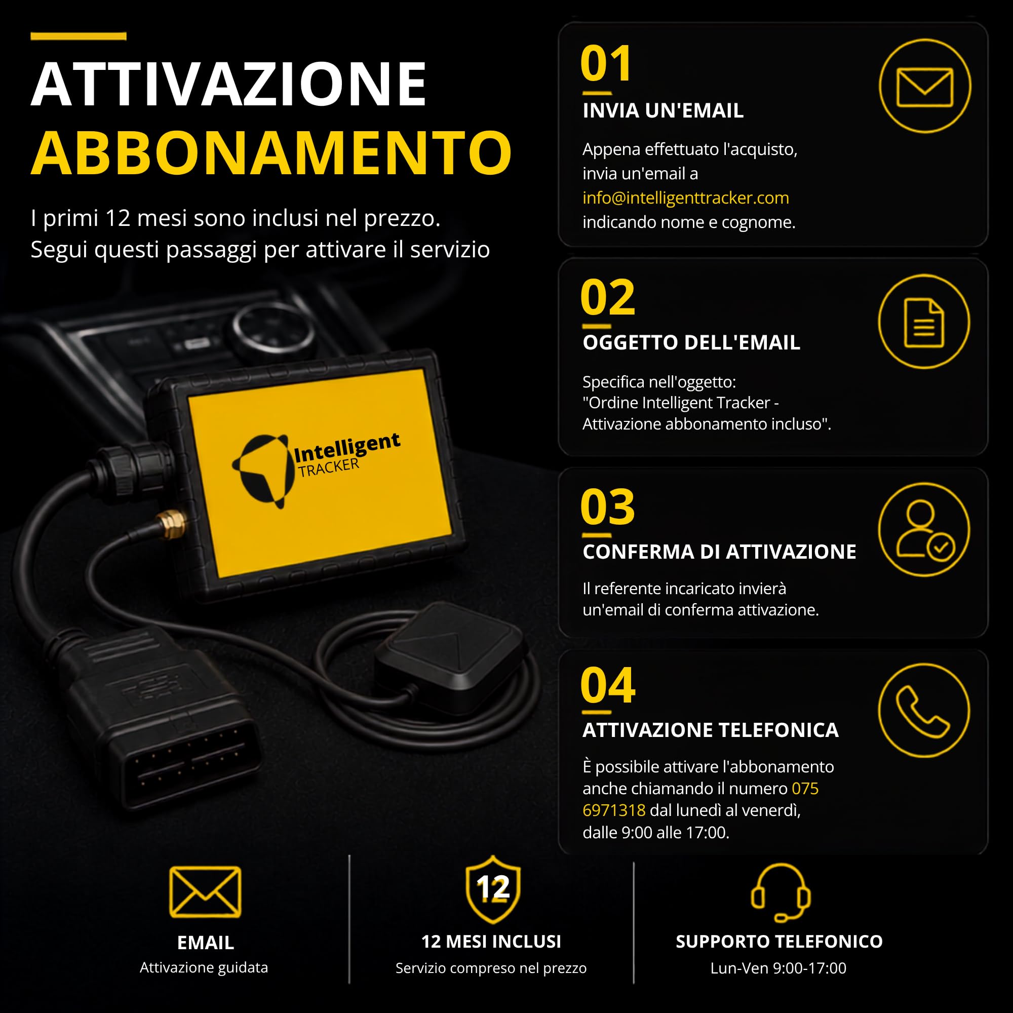 Tracker GPS per monitoraggio e gestione veicoli | Geofence alert e piattaforma gestionale