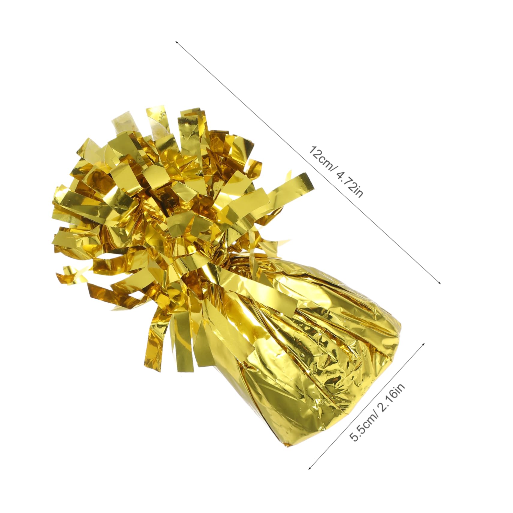 MAGICLULU 6 Ballonbeschwerer in Gold 6stücke aus Pvc und Zement für Ballongewicht Anhänger bei Hochzeit Jubiläum und Themenpartys