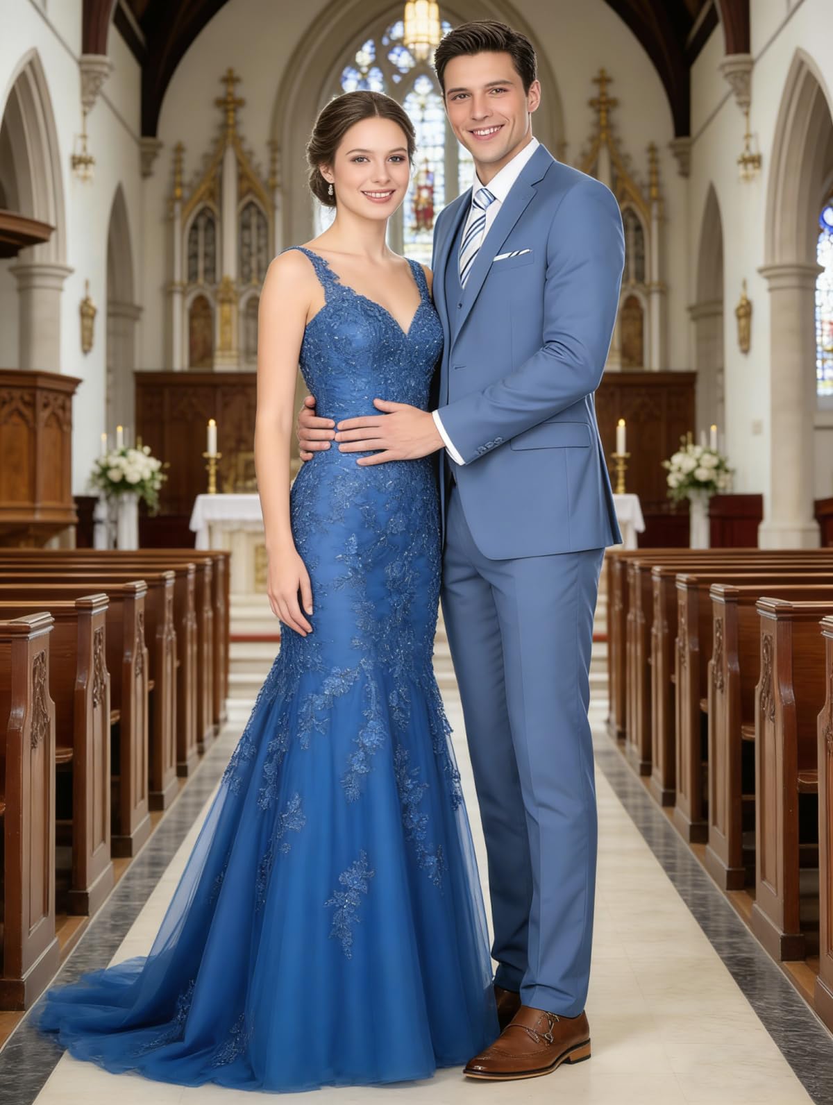 Costume 3 pièces pour homme - Coupe ajustée - Pour mariage, bal de fin d'année, fête d'affaires - Blazer à un bouton - Ensemble gilet et pantalon de smoking