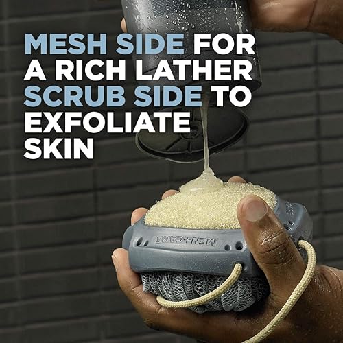 Miniatura 3 de DOVE MEN + CARE Herramienta de ducha para una piel más fuerte y saludable, exfoliantes limpios activos y gel de baño para una experiencia de ducha