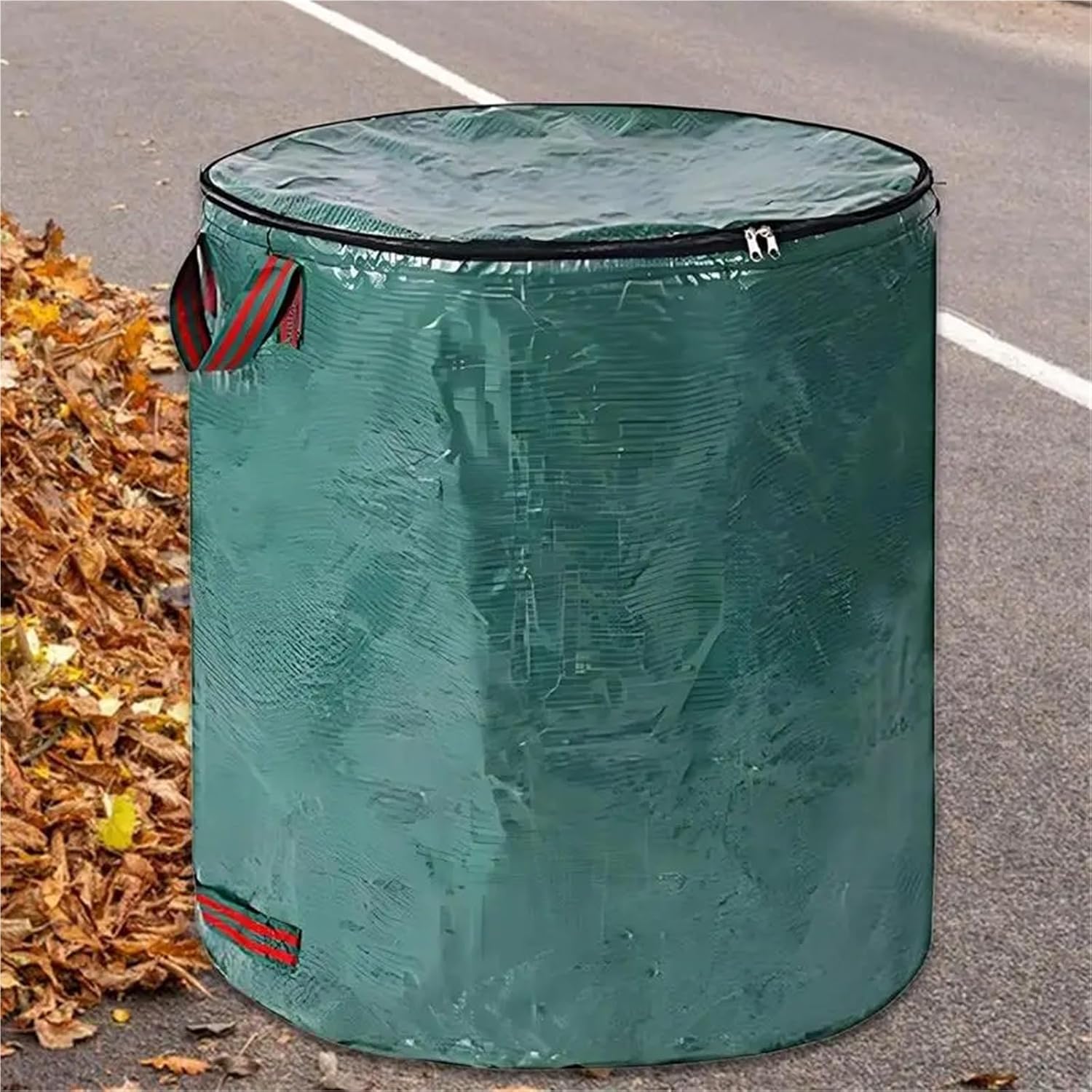 Reusable Yard Waste Bags Heavy Duty Garden Foldable Leaves Collection Container With Reinforced Handles For Lawn(72 Gallon)