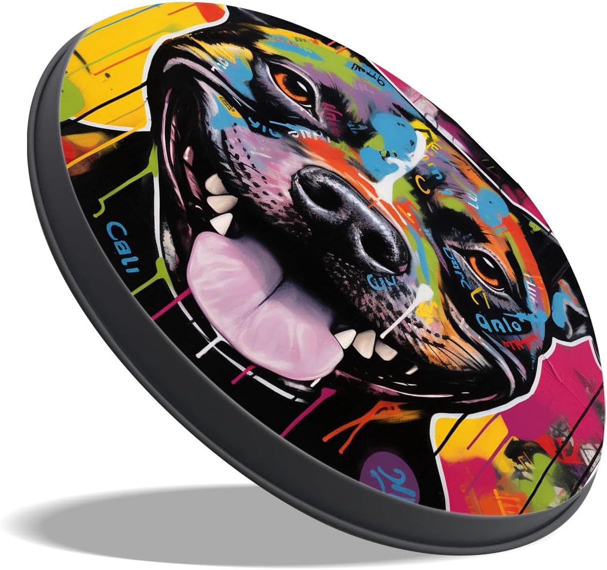 Pit Bull Print Set of 4 Stove Burner Covers - Premium Round Electric Stove Range Protectors,8 IN & 10 IN