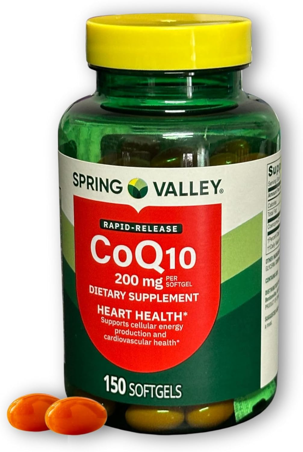 CoQ10 200mg- Rapid Release Softgels, 150Ct (Pack of 1), Boxed by Fusion Shop Store