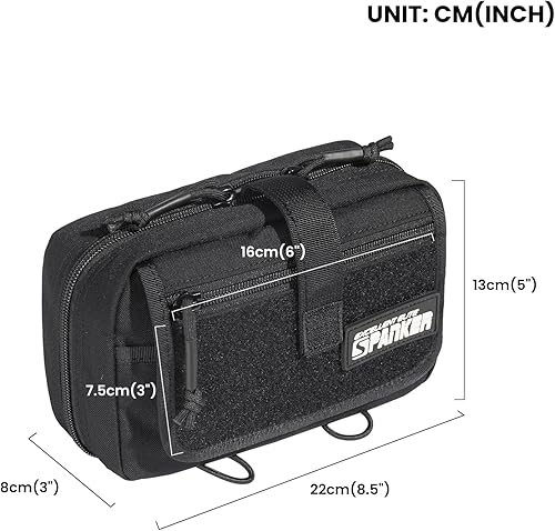 Miniatura 3 de EXCELLENT ELITE SPANKER Bolsa táctica de primeros auxilios IFAK Rip Away Molle EMT, bolsa compacta de administración, bolsa de utilidad médica, kits