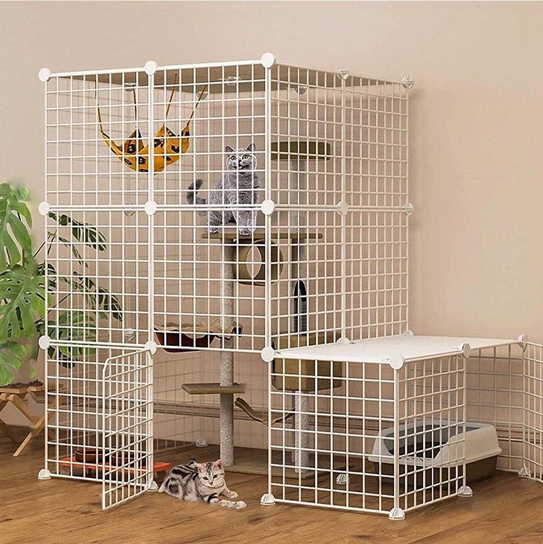 新品未使用★猫犬ケージ キャットケージ 3段 ペットケージ ステップ付 ゲージ Amazon.co.jp: ペットケージ キャットケージ 3段 ステップ台