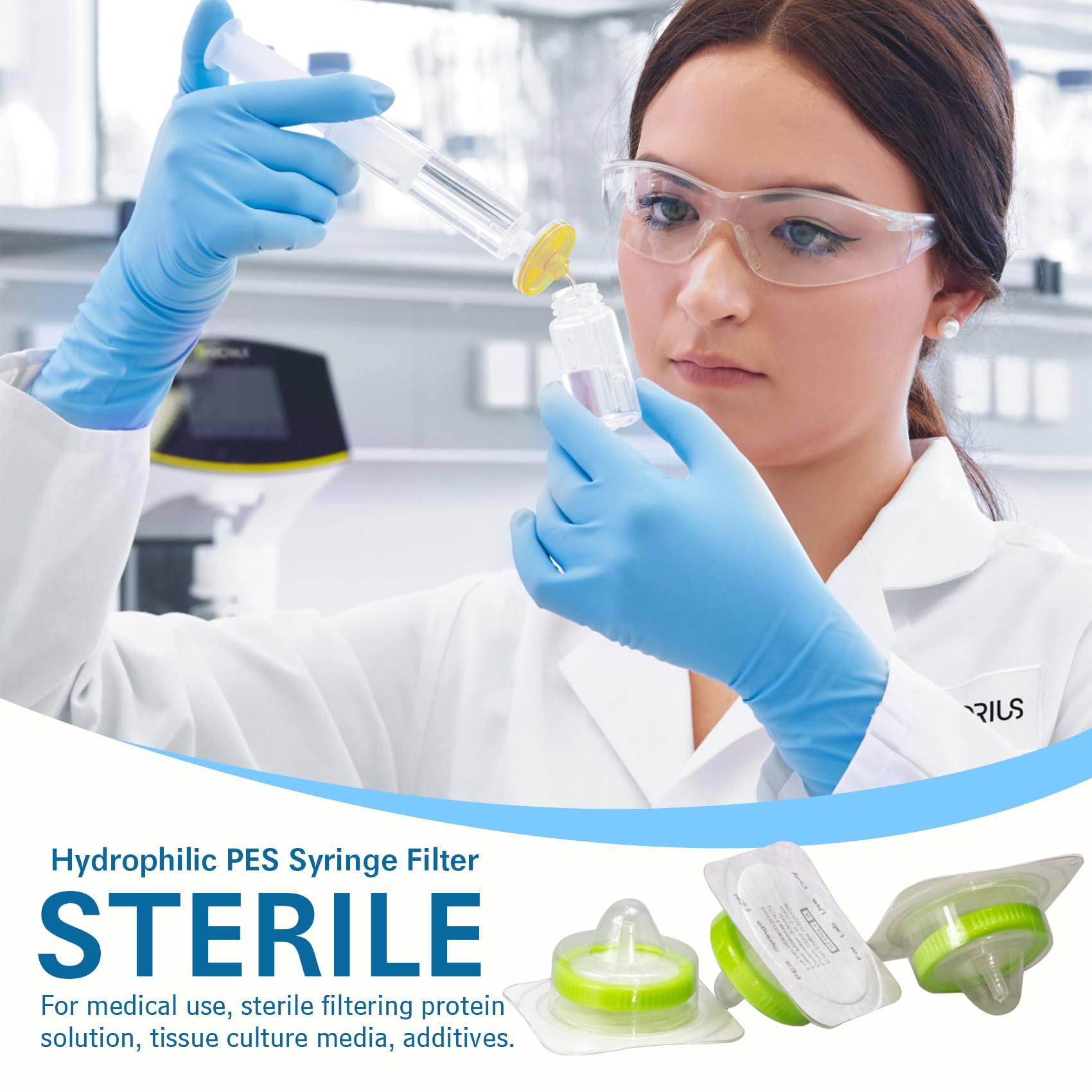 Spuitfilters CHROMAFIL Xtra PES - CHROMAFIL® spuitvoorzetfilter PES Xtra poriëngrootte 5,0 µm