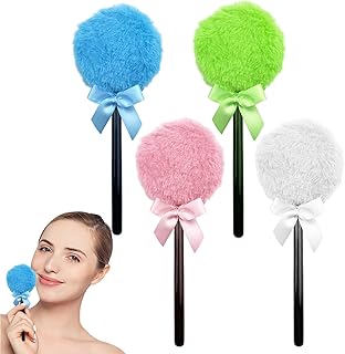 4 piezas de polvo de ajuste, soplos de algodó...