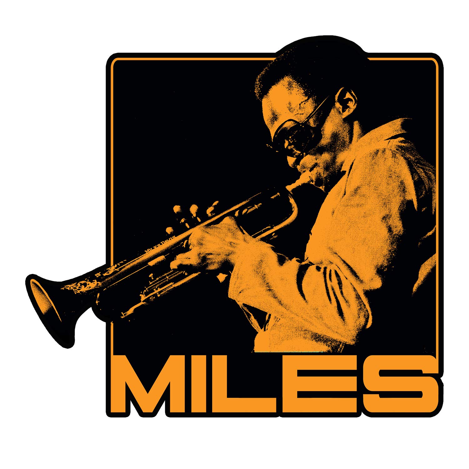 Amazon.com: C&D Visionary Miles Davis Orange Trumpet Sticker