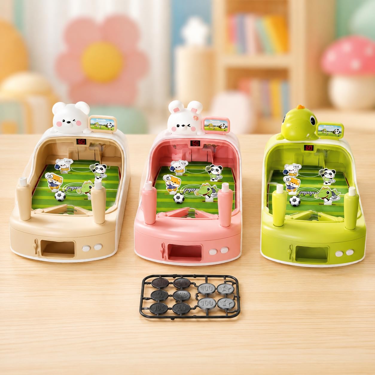 predolo Mini ín para Niños Pequeños, Juego Fútbol Mesa Interactivo, Regalo Niños