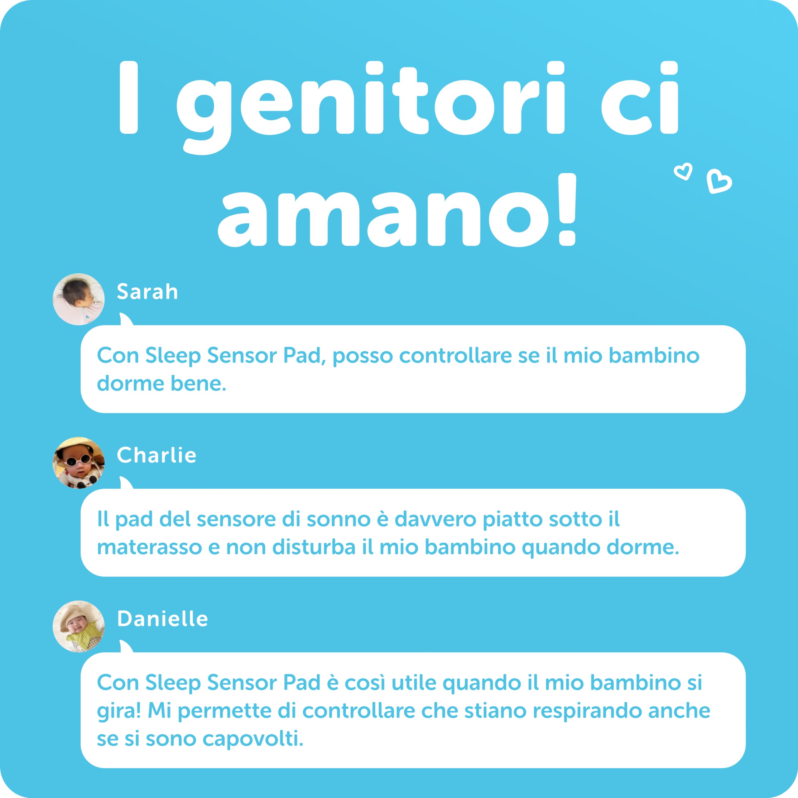 CuboAi Sleep Sensor Pad - Monitoraggio in tempo reale del micro-movimento del bambino e rilevamento del movimento con avvisi di sicurezza AI proattivi | Deve essere abbinato a CuboAi Baby Monitor