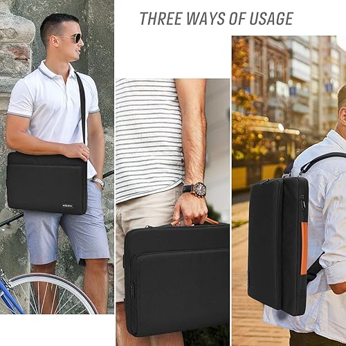 Miniatura 5 de KIZUNA Funda para laptop de 12.5-13 pulgadas, maletín para MacBook Air M2 2022HP Envy x360 1314 pulgadas, Lenovo ThinkPad X1 Carbon13.3 pulgadas,