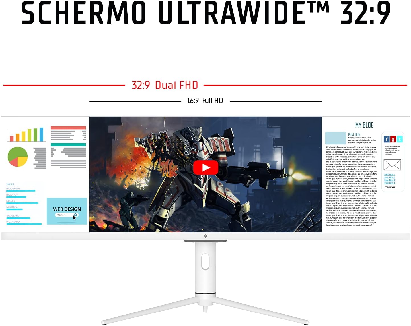 Itek Monitor GGF - 43.8 Pollici, Piatto, Risoluzione DFHD 3840x1080 UltraWide, Pannello IPS (ADS) da 120Hz, Schermo 32:9, Risposta 1ms MPRT, Collegamenti 2xHDMI e DP, Type-C, HDR, Adapt Sync Itek Monitor GGF - 43.8 Pollici, Piatto, Risoluzione DFHD 3840x1080 UltraWide, Pannello IPS (ADS) da 120Hz, Schermo 32:9, Risposta 1ms MPRT, Collegamenti 2xHDMI e DP, Type-C, HDR, Adapt Sync