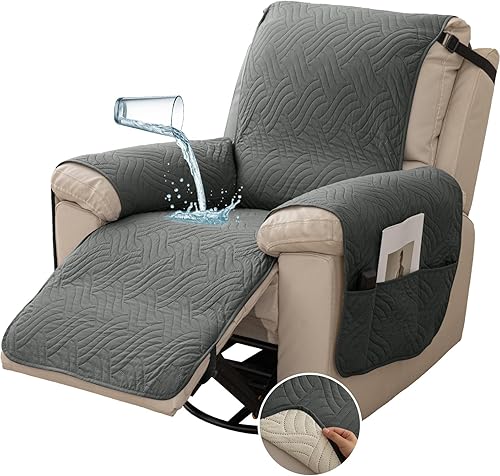 Miniatura 10 de Deep Dream Fundas para sofá 100% impermeables, fundas acolchadas antideslizantes para sofá de 3 cojines, funda de sofá para perros, funda lavable,