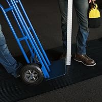 Vista 5 de Rubber-Cal Alfombrillas de goma corrugada de costillas compuestas, rollo de 1/8 pulgadas de grosor x 3 pies x 1 pie