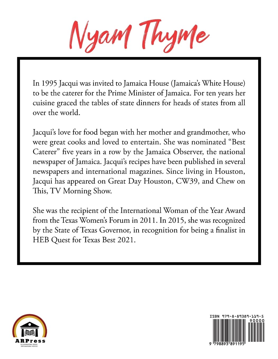Nyam Thyme: A Modern Collection of Jamaican Recipes, Hacks and Cultural Insights      Paperback – August 26, 2024