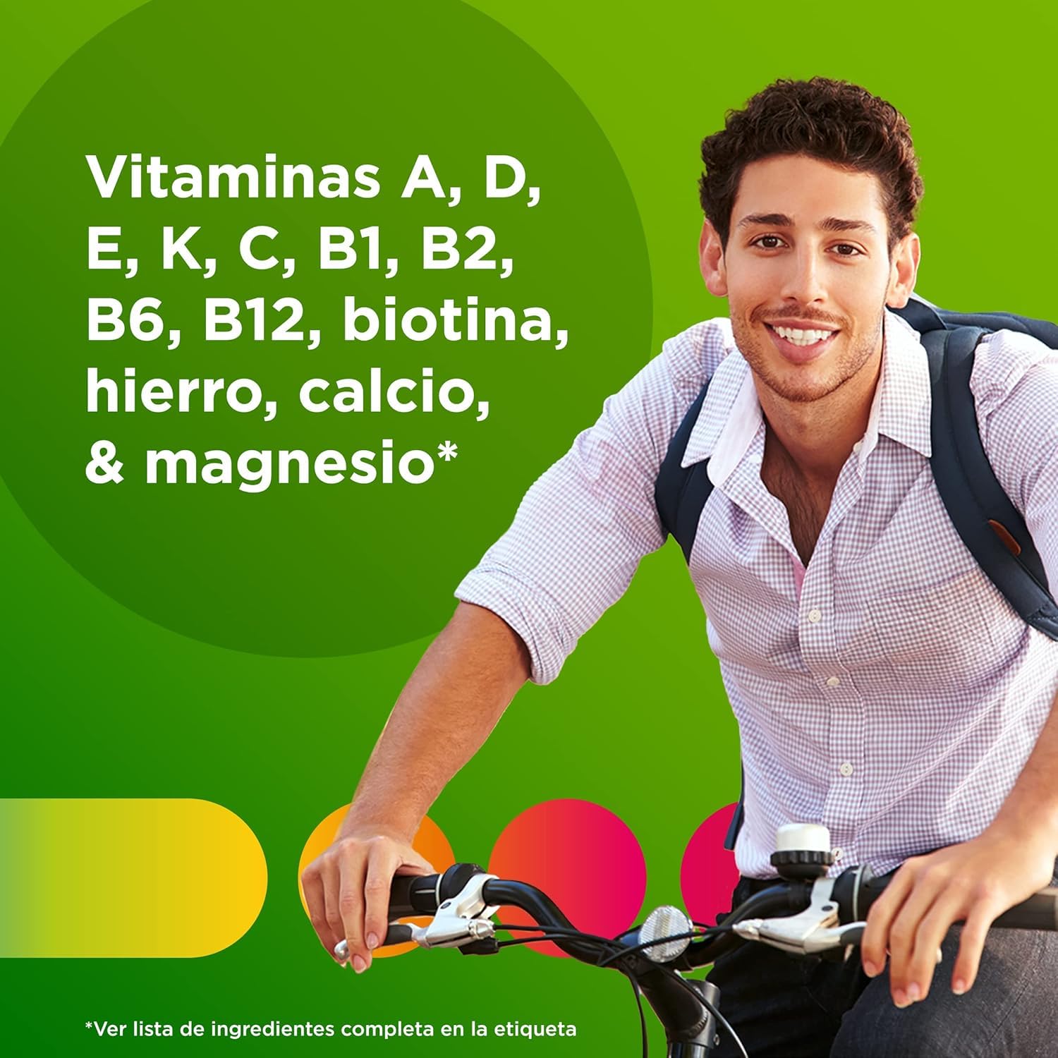 Multicentrum Adultos y Adolescentes, Multivitamínico, Sin Gluten, 180 | Multivitamínico y multimineral, adultos y adolescentes, sin gluten, sin lactosa, 180 comprimidos