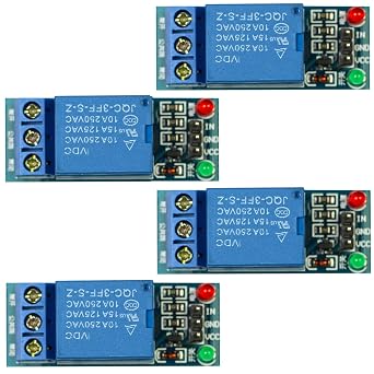 4pcs 12V 1-Channel Relay Module Interface Board Shield Low Level Trigger Extension Board for Arduino for Raspberry pi ARM AVR DIY One Channel Relay Load Controlled 1CH-12V-4PCS
