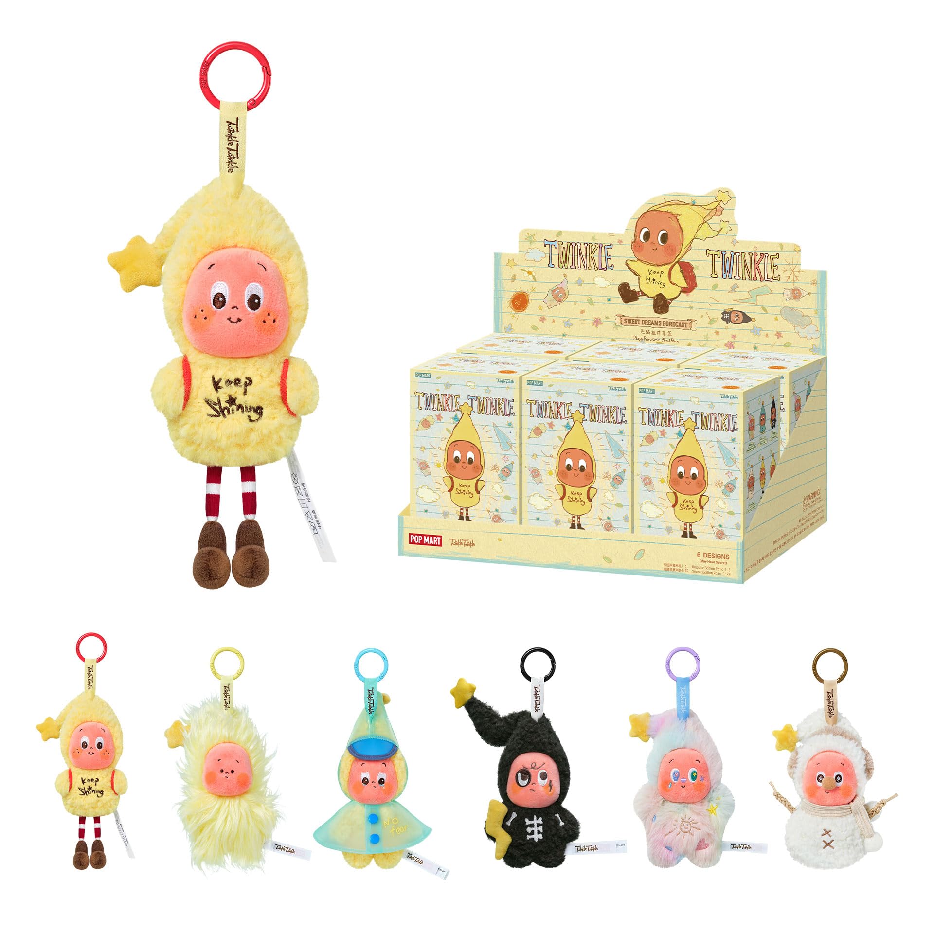 TWINKLE TWINKLE SWEET DREAMS FORECACTピース Twinkle Twinkle Sweet Dreams Forecast Series-Plush Pendant Blind