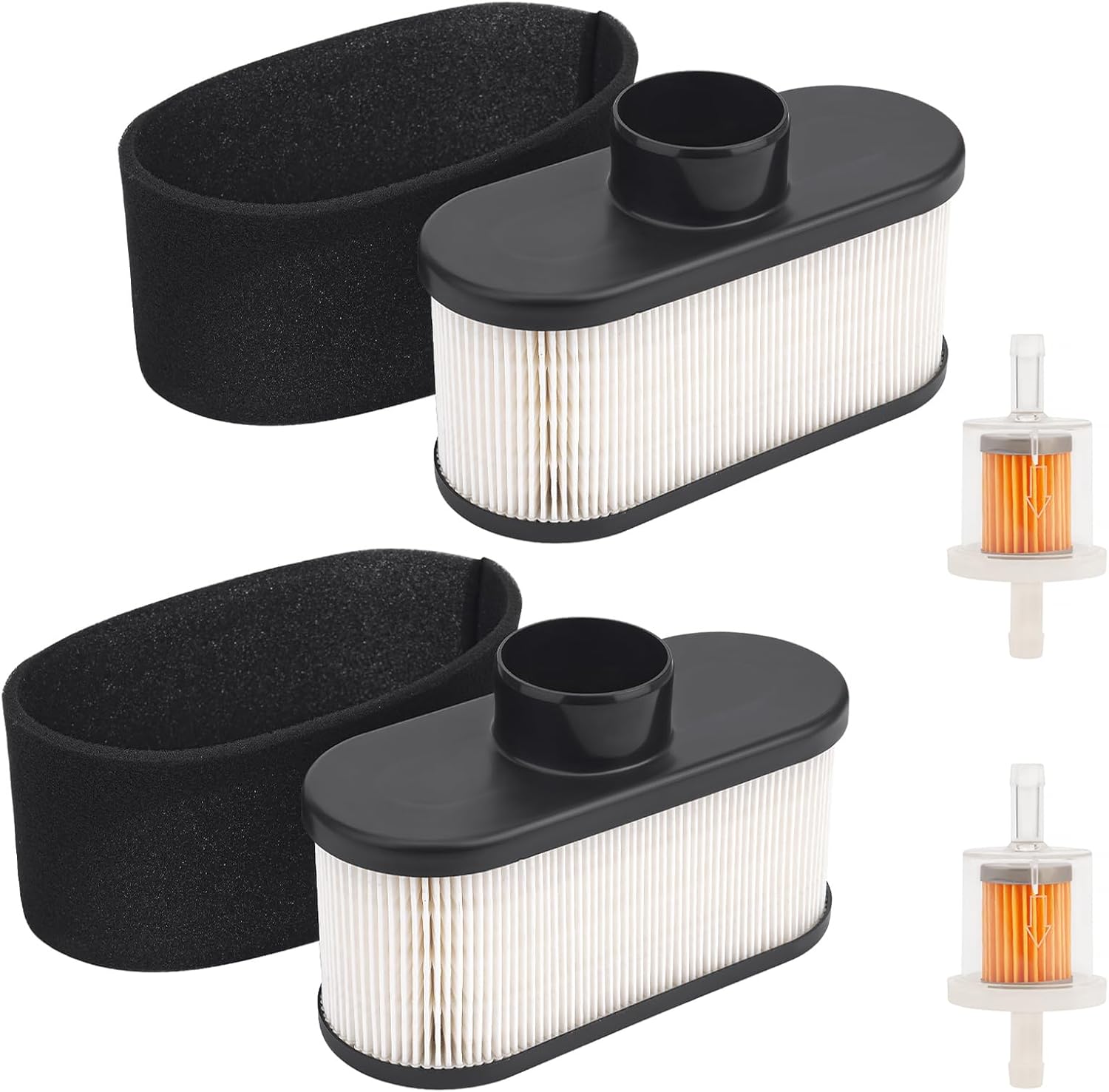 11013-0752 11013-7047 Air Filter Cleaner for Kawasaki FR691V FR651V FR730V FS481V FS541V FS600V FS651V FS691V FS730V 4-Cycle Engine Replace 11013-0726 11013-7049 with Pre Filter 11013-7046
