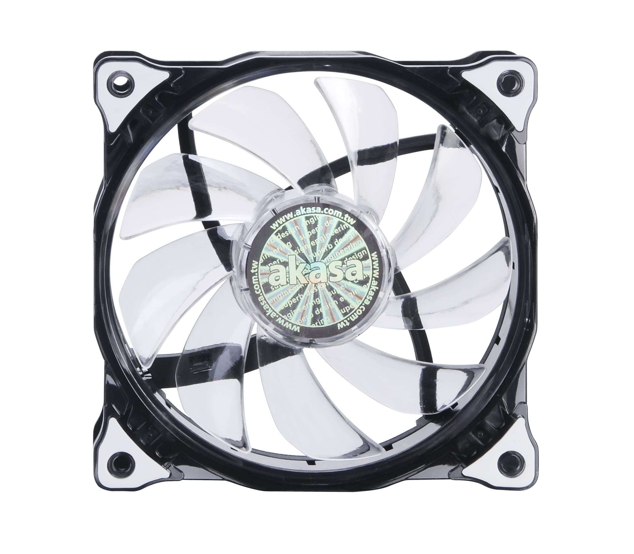 Akasa Vegas 120mm White LED Cooling Fan AK-FN091-WH