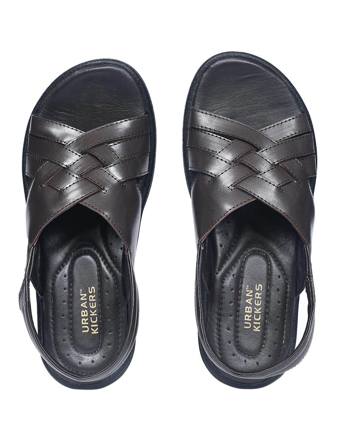 URBAN KICKERS Pure Leather Sandals Office Wear|Daily use chappal|All weather Sandals|Black and Brown Colour for Men (Brown, 6) (B0CHB92DLW) Amazon Price History, Amazon Price Tracker
