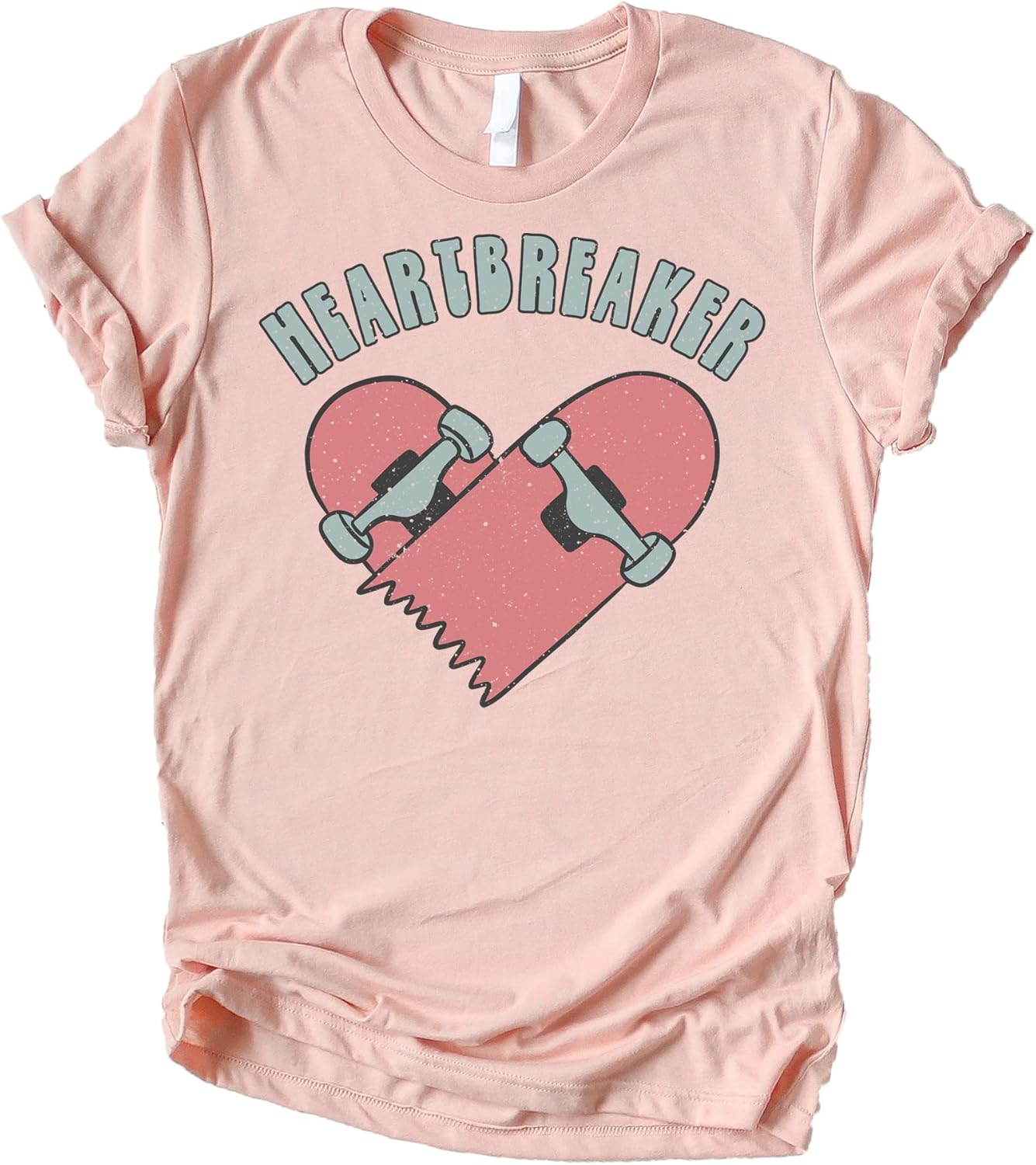 Olive Loves Apple Heartbreaker Skateboard Valentine's Day Shirt for Baby and Toddler Youth Boys and Girls and Adults