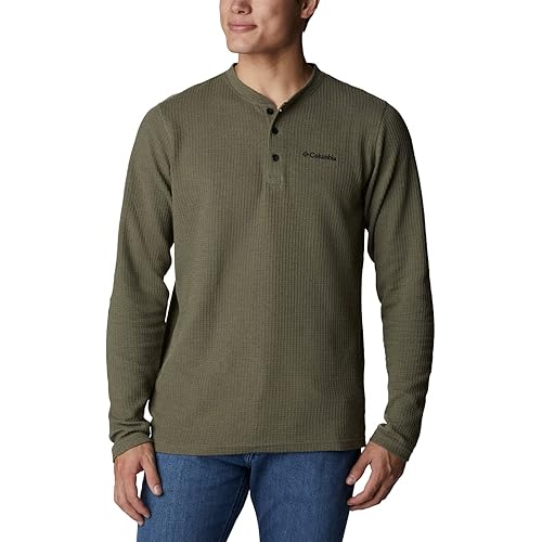 Columbia Men's Pine Peak Waffle Long Sleeve Henley
