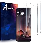 Anoowkoa 3 Pack Compatible avec Motorola Moto G 2026/Moto G Jouer 2026/Moto G 2025 Film en verre trempé de protection de l'écran.Anti-breakage. anti-rayure sans bulles 9H Dureté. Installation facile