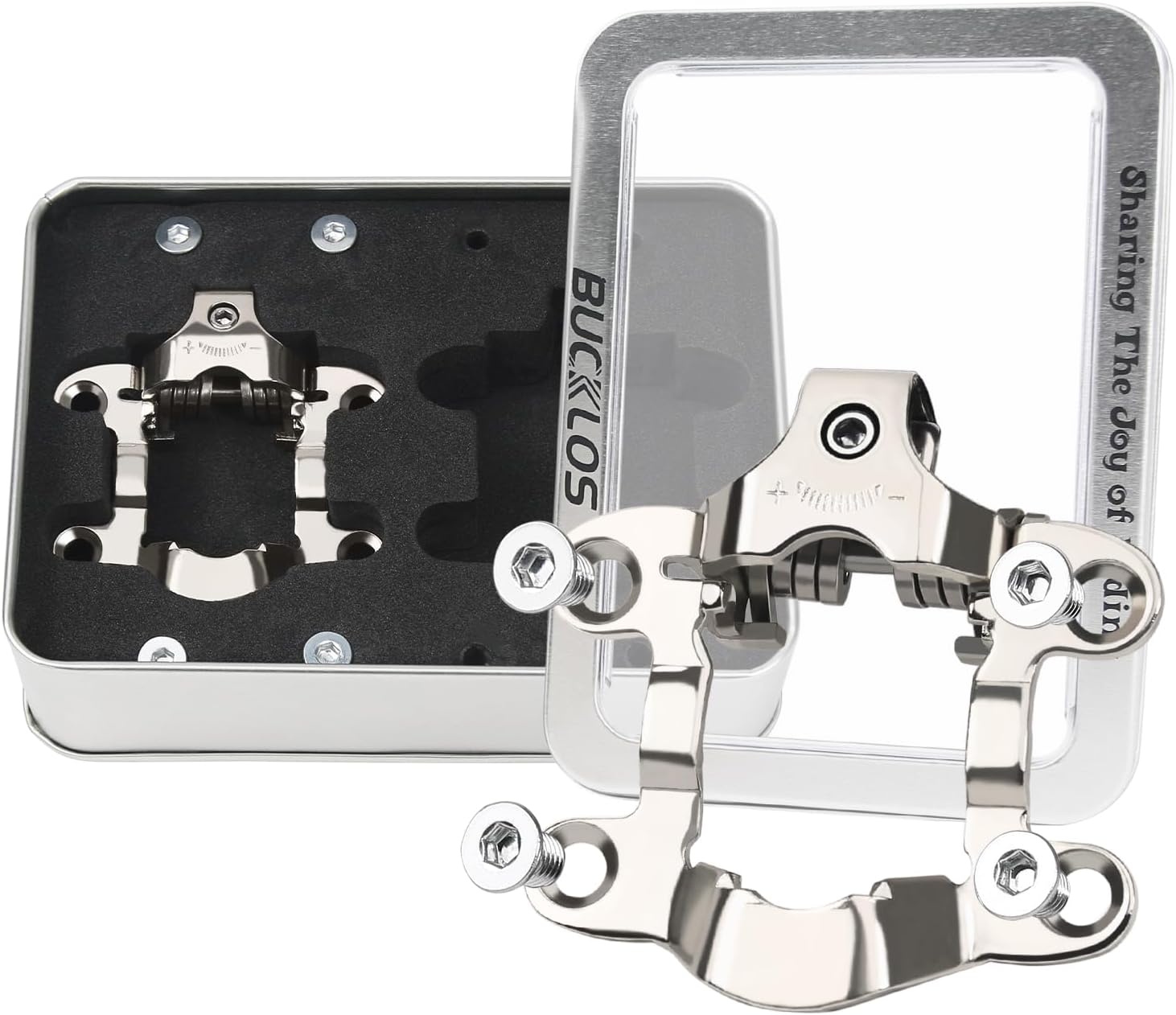 BUCKLOS SPD Adapters for Peloton Bike & Bike+ - Pedal,Convert Delta Pedals to SPD Clip for Shimano SPD Shoes,Indoor Exercise Bike Accessories for Friends, Family, Spin Class