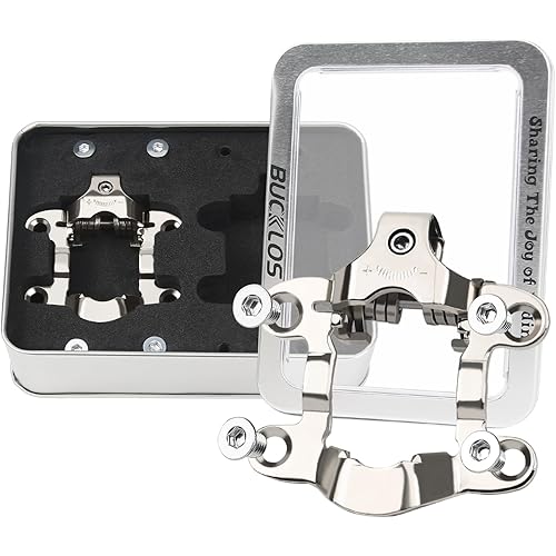 BUCKLOS SPD Adapters for Peloton Bike & Bike+ - Pedal,Convert Delta Pedals to SPD Clip for Shimano SPD Shoes,Indoor Exercise Bike Accessories for Friends, Family, Spin Class