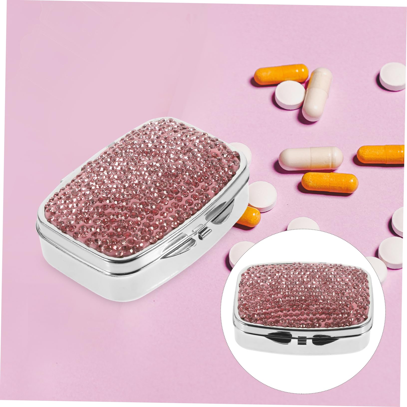 minkissy 5stücke Reise-medikamenten-organizer Aus Kompakte Pillendose Für Unterwegs Für Vitamine Und Medikamente Staubdicht Und Praktisch Für Büro Und Outdoor-aktivitäten