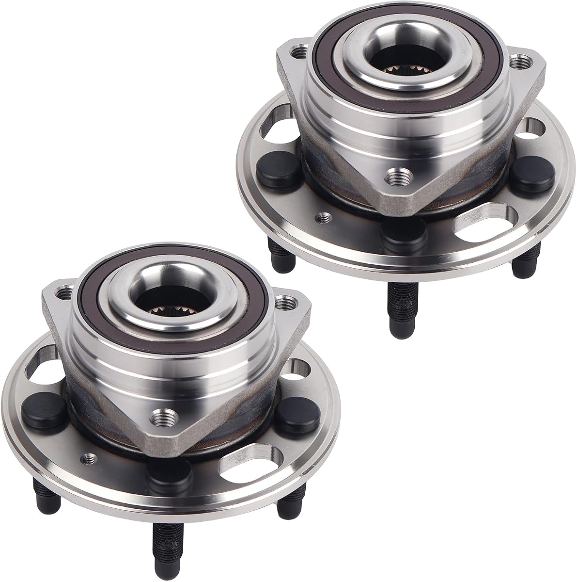 PAROD Pair 513288 Front/Rear Wheel Hub Bearing Assembly Compatible with Chevy Malibu, Impala, Equinox, GMC Terrain, Buick Lacrosse, Cadillac XTS, CTS, Regal, 5 Lugs w/ABS