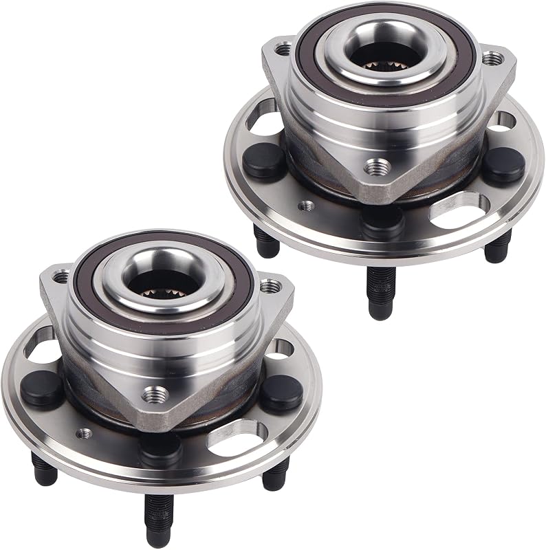 PAROD Pair 513288 Front/Rear Wheel Hub Bearing Assembly Compatible with Chevy Malibu, Impala, Equinox, GMC Terrain, Buick Lacrosse, Cadillac XTS, CTS, Regal, 5 Lugs w/ABS