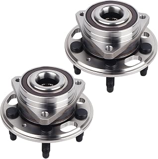 PAROD Pair 513288 Front/Rear Wheel Hub Bearing Assembly Compatible with Chevy Malibu, Impala, Equinox, GMC Terrain, Buick Lacrosse, Cadillac XTS, CTS, Regal, 5 Lugs w/ABS