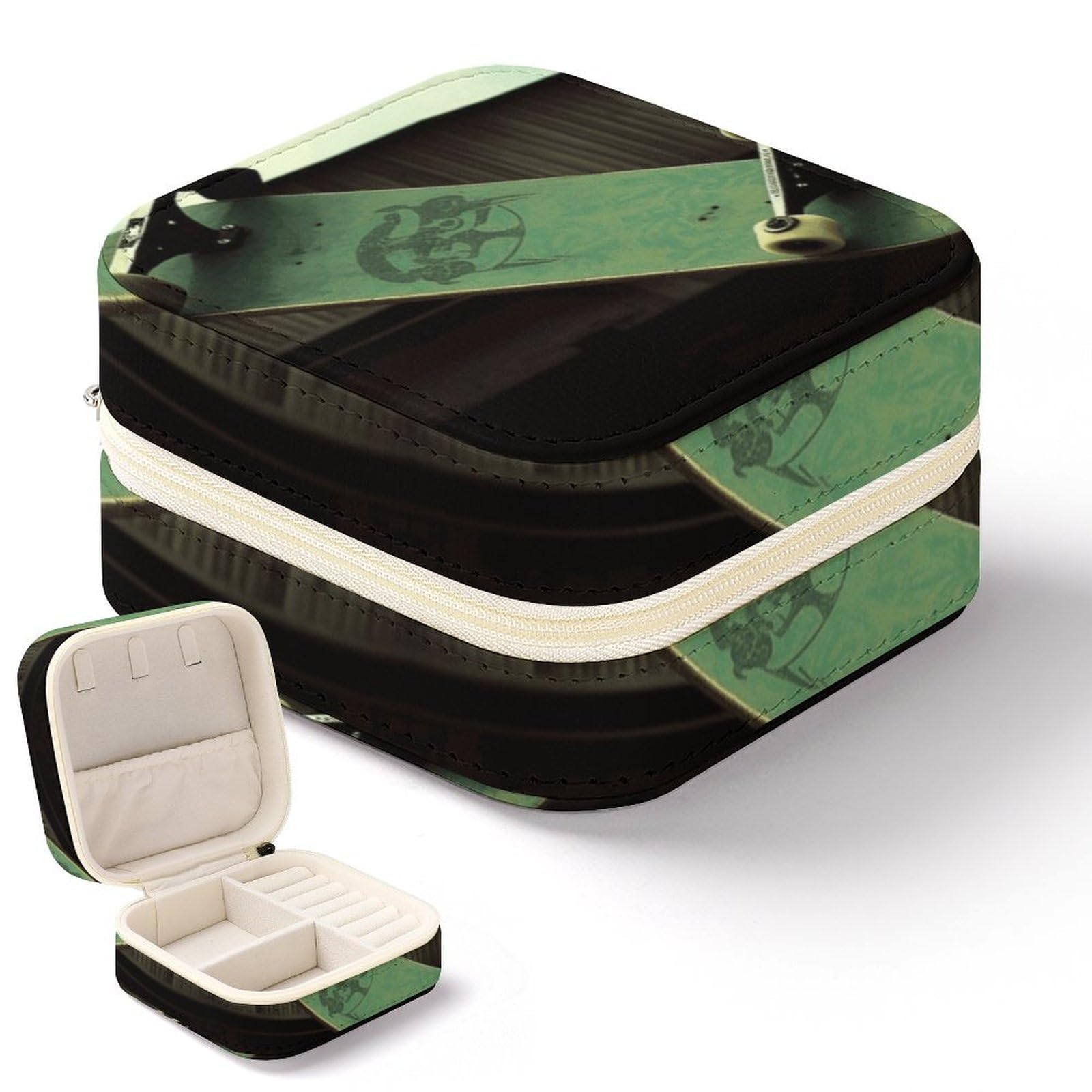Boîte de rangement portable pour bijoux et boucles d'oreilles