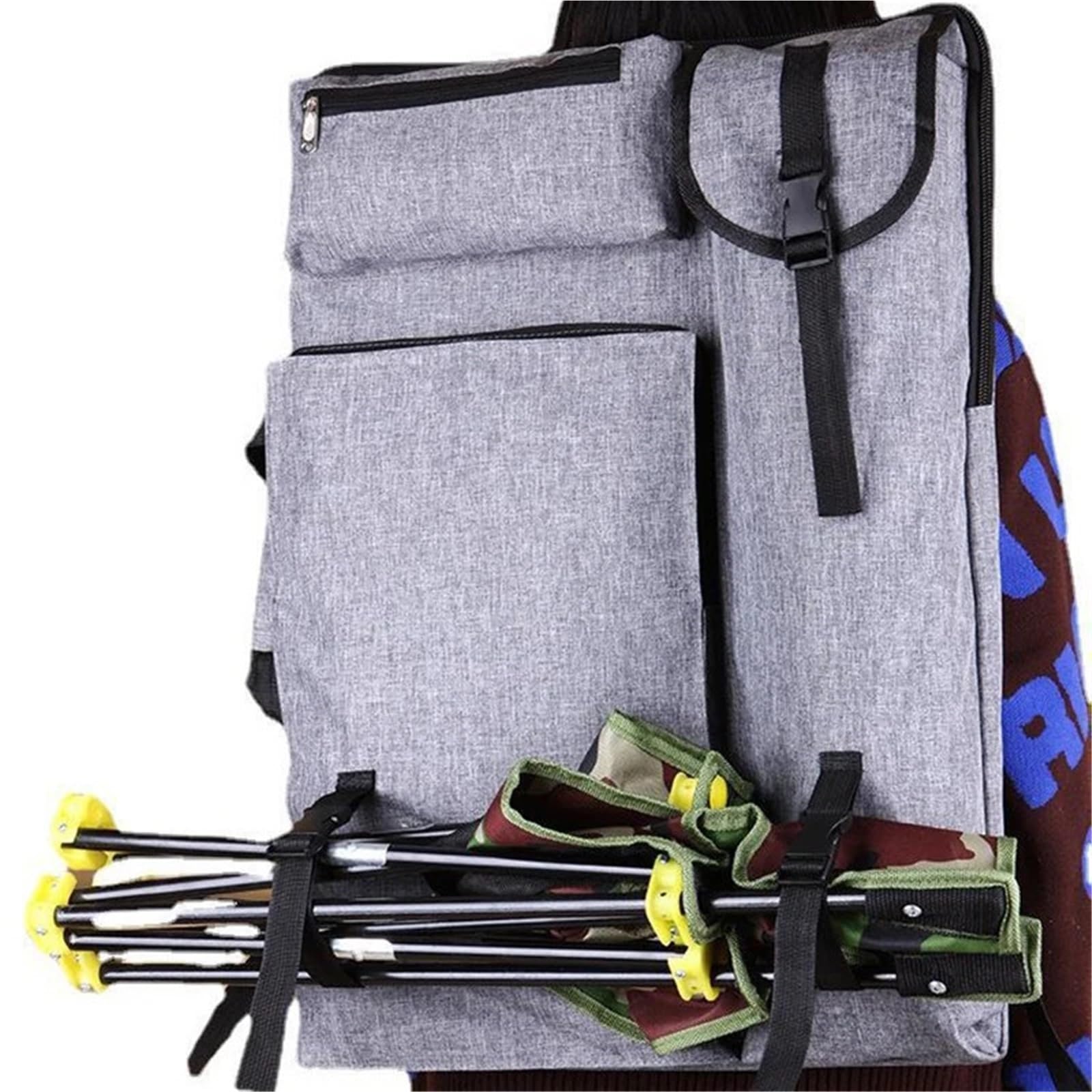 Bolsa Para Portafolios De Arte Estuche de portafolio de arte, bolsa de transporte, bolso de almacenamiento portátil, caja de hombro de mano, tablero de dibujo de artista, caballete de bocetos, arte(PU