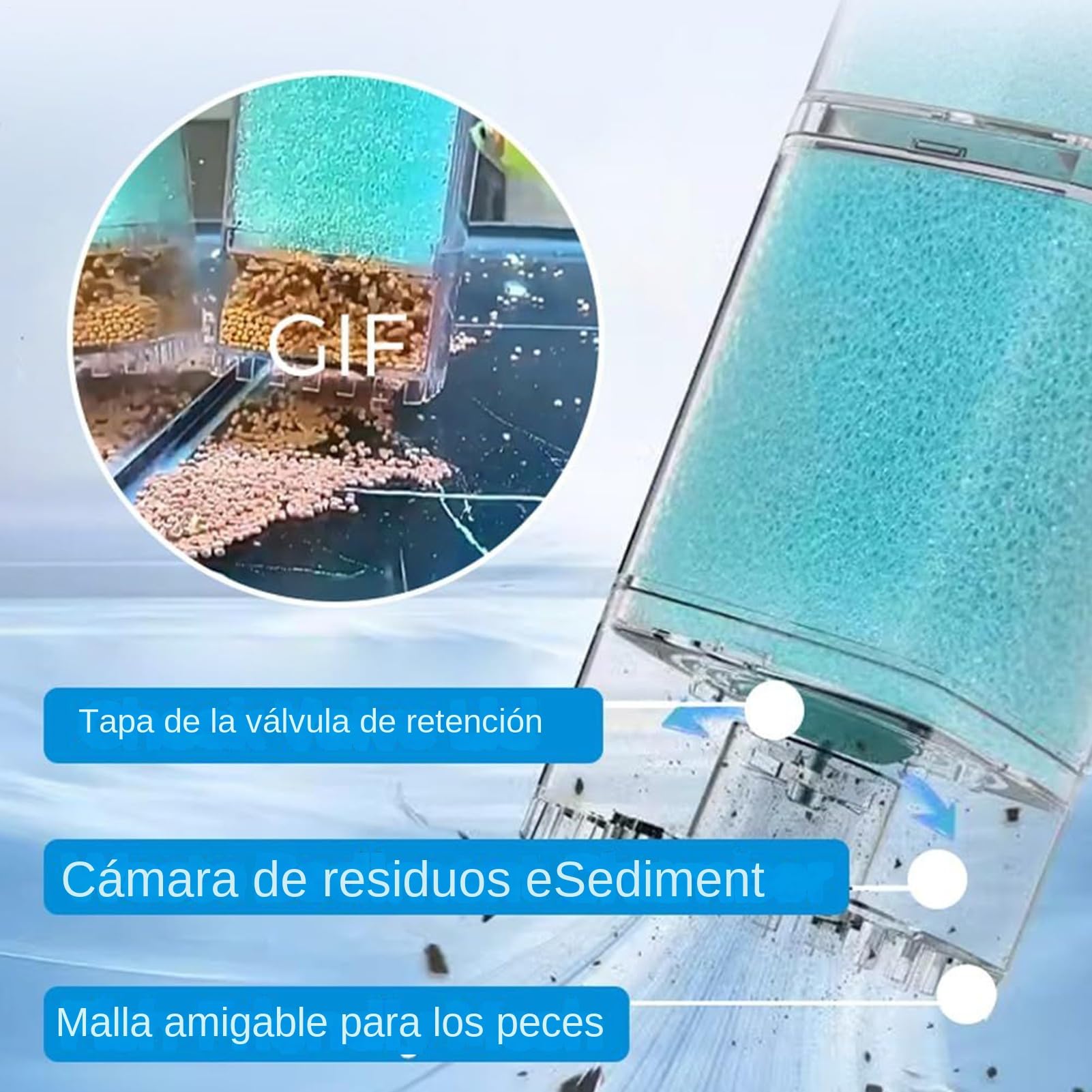 Filtri Per Acquario Potente macchina pulitrice con filtro a spugna | Pompa Filtro Interno Sommergibile Per Acquario Acqua Dolce Marina Laghetto Casa Ufficio Gamberetti