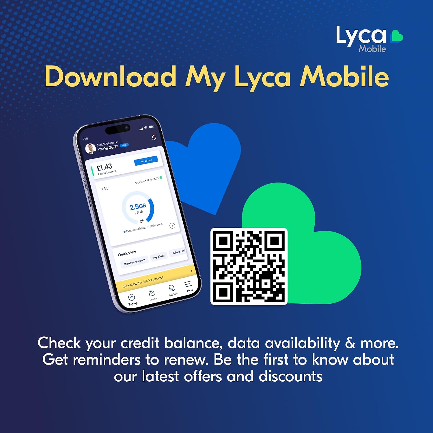 Lyca Mobile USA Prepaid 5G/4G SIM Card | $29 Plan | Unlimited Talk, Text & Data | 15GB High Speed Data (10GB Hotspot) | 30 Days