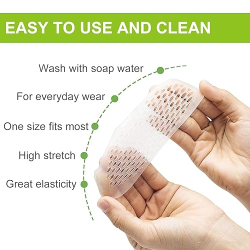 Miniatura 5 de Almohadillas de gel metatarsiano, separadores de dedos, almohadillas de férula para juanetes para Hallux Valgus, puntera de martillo, almohadillas