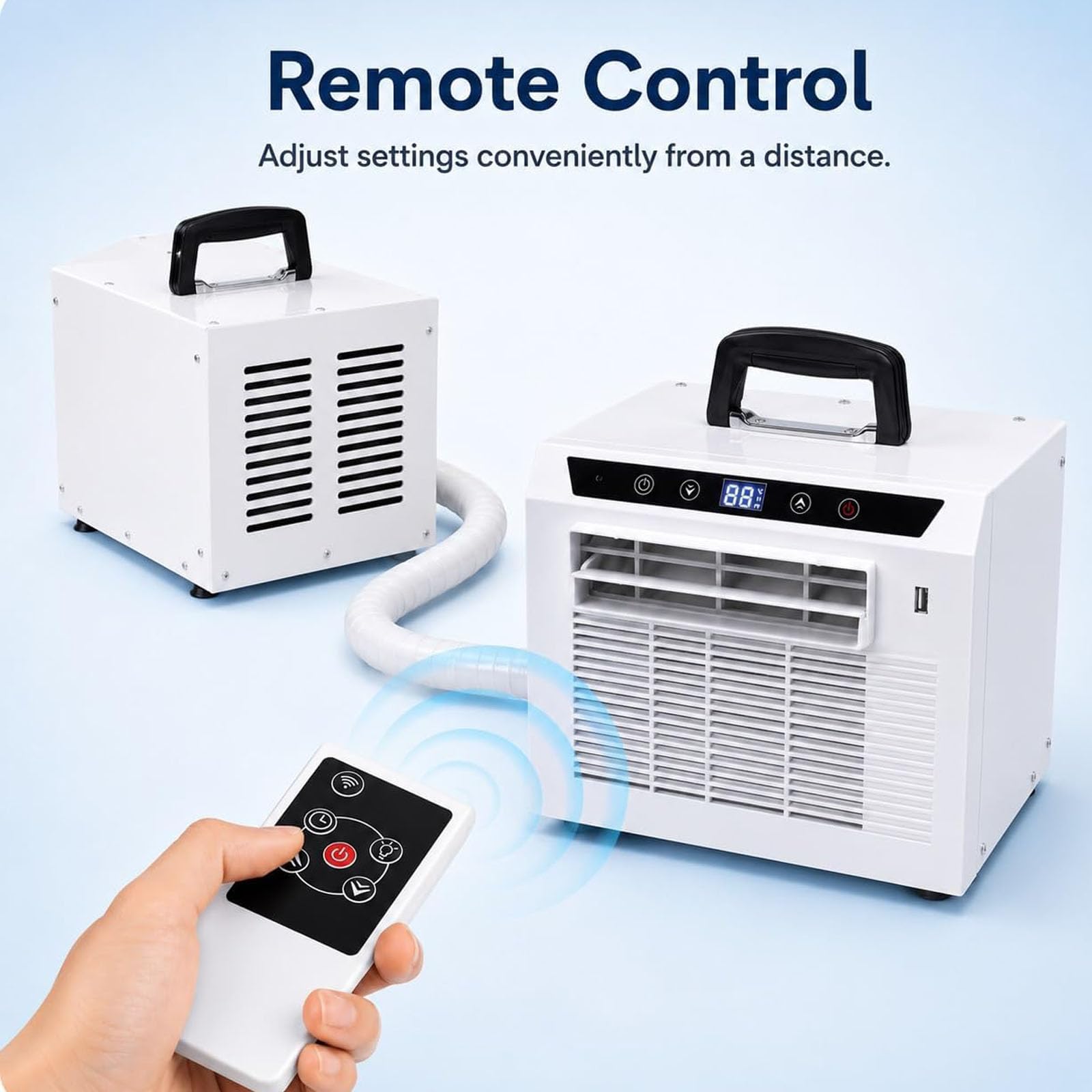 Aire Acondicionado Split System 3000 BTU Unidad de AC para Camping