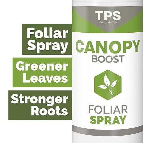 Miniatura 3 de Canopy Boost - Spray foliar para todas las plantas, aumenta la fotosíntesis y corrige el amarillamiento común por TPS Nutrients, 1 cuarto de galón