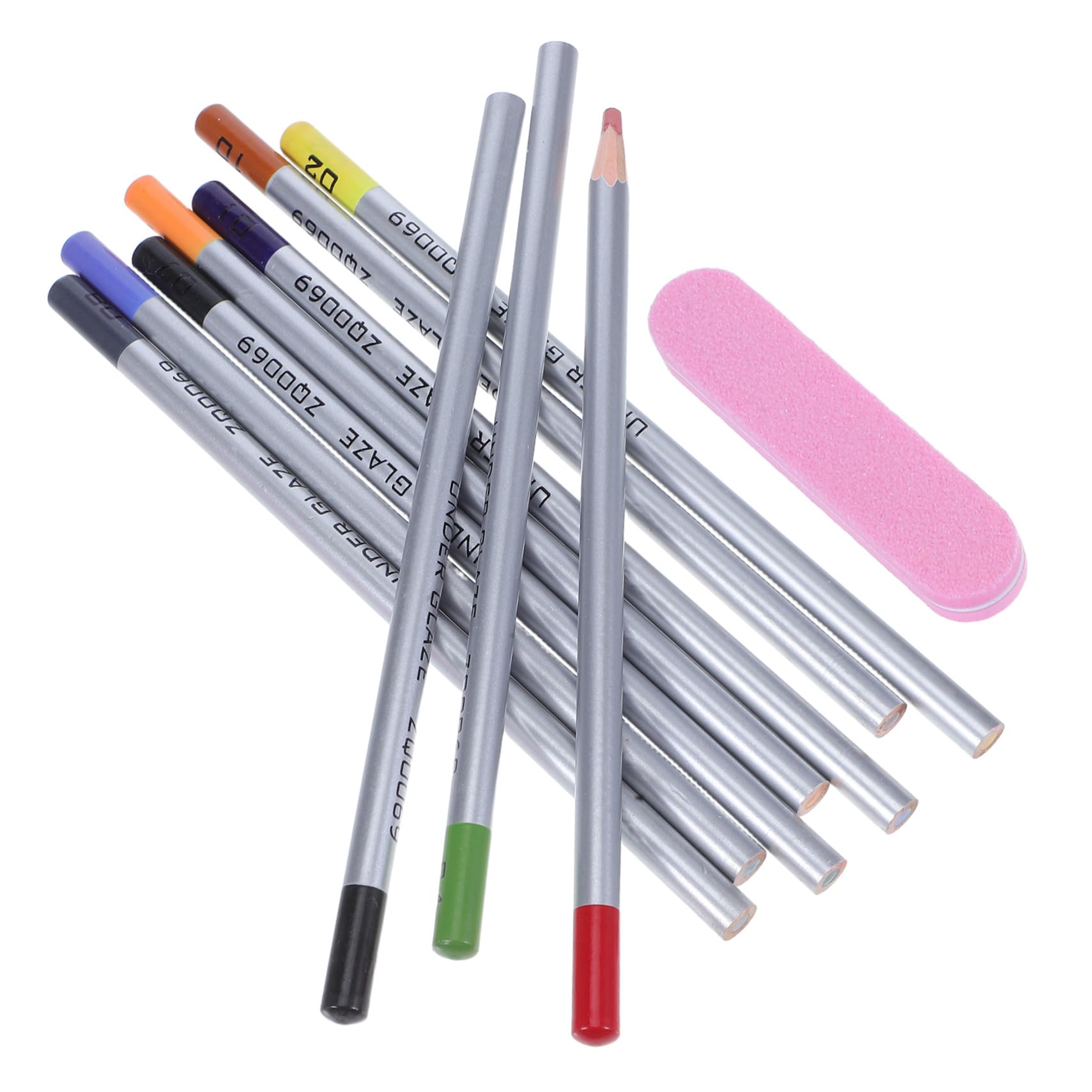 Gatuida Matite per Pittura su Ceramica Matite per Smalto su Ceramica Pastelli A Cera sotto Smalto