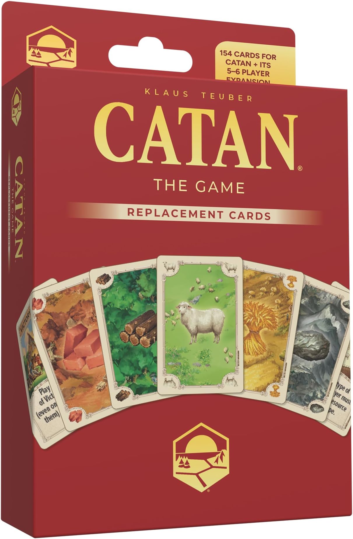Base Game Card Accessory (6th Edition) Complete Replacement Set with 95 Resource Cards & 25 Development Cards, Made Studio
