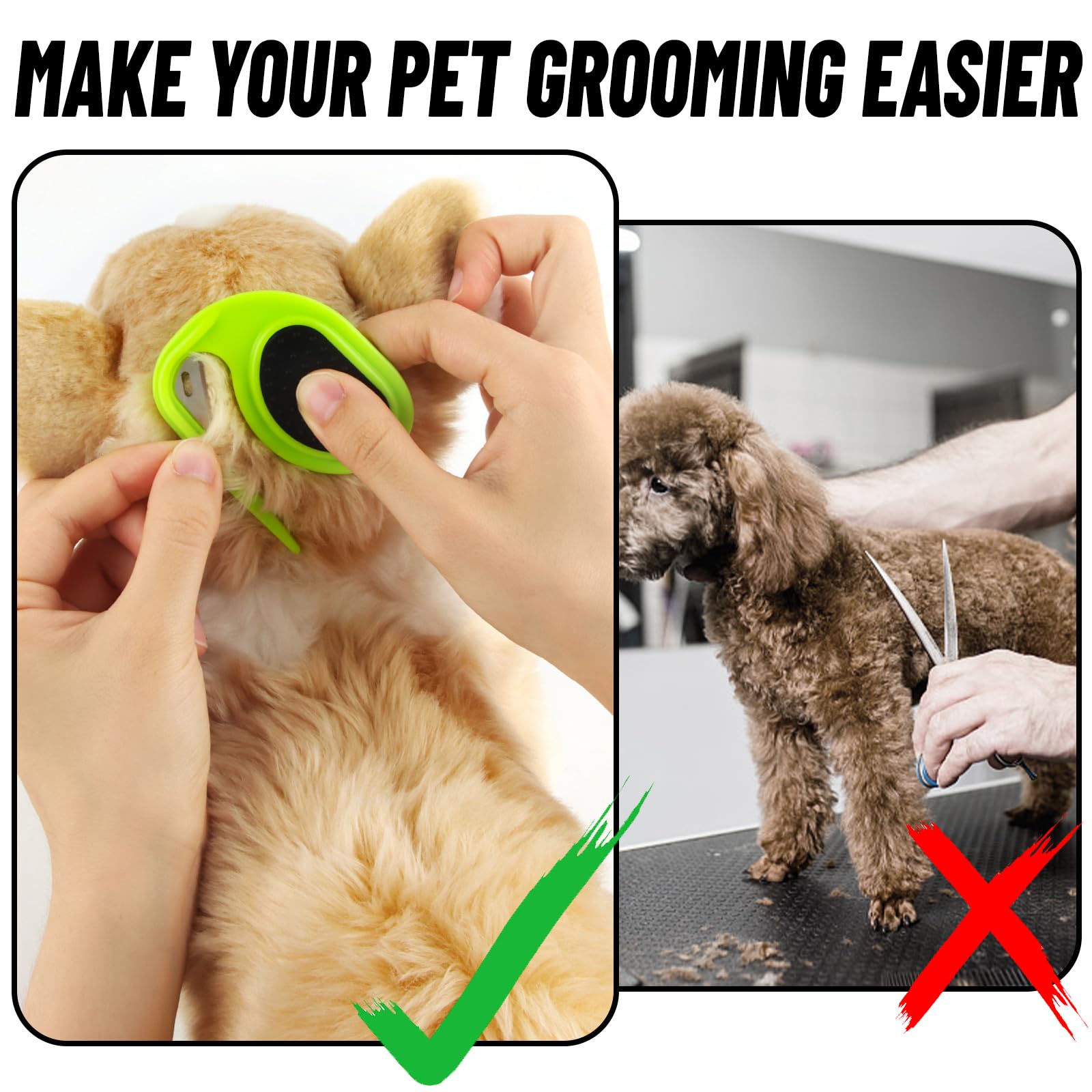 Huisdierenknoopkam voor honden, kattenknoop
