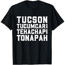 Tucson Tucumcari Tehachapi Tonopah Vintage Southwest Trip T-Shirt